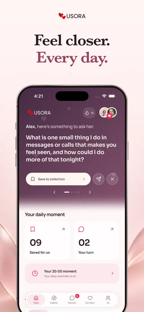 UsOra: Closer every day