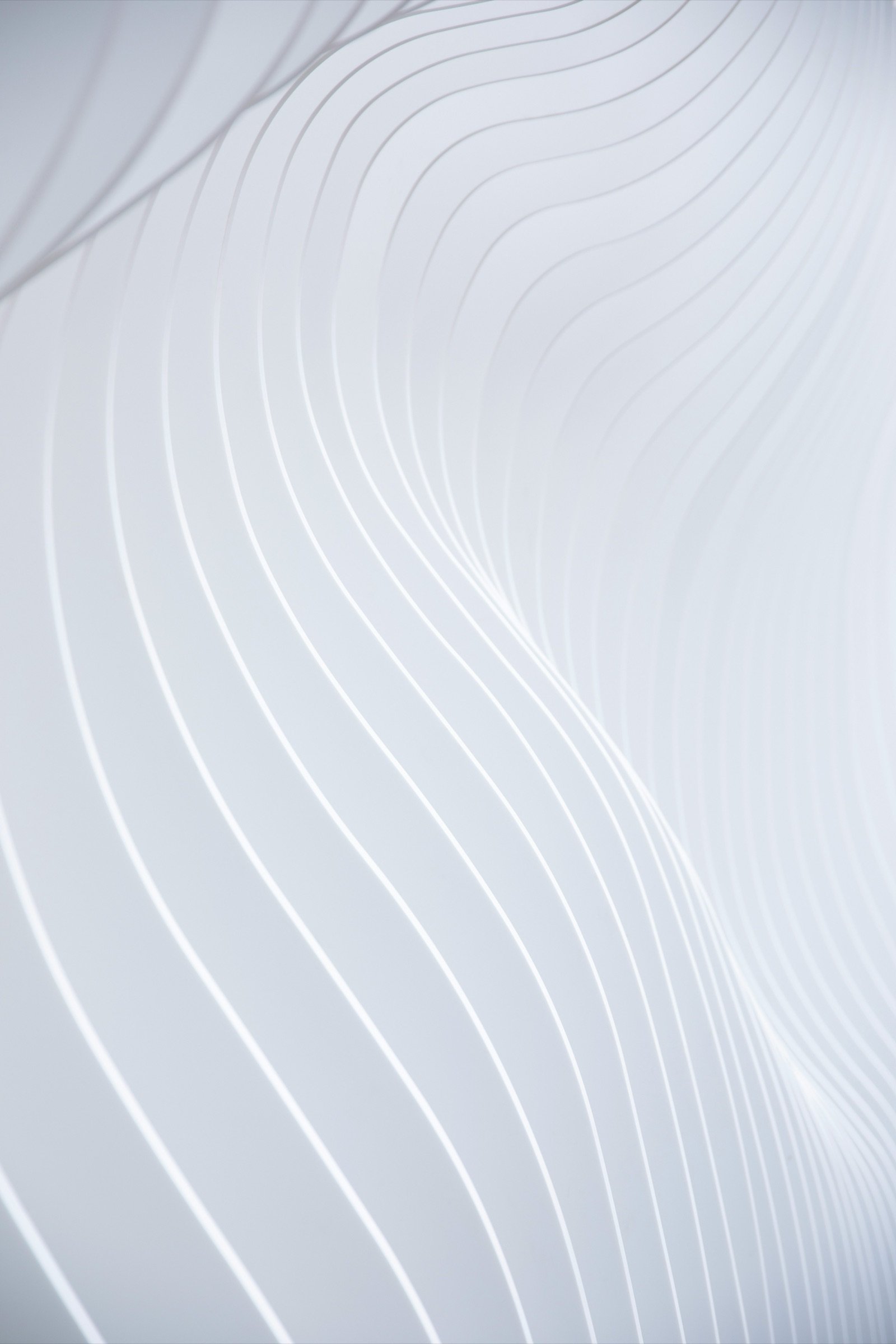 Layered architectural lines representing connected digital systems